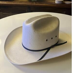Bailey U-Rollit Panama Hat Genuine Formosan 2X Vintage Straw Fedora